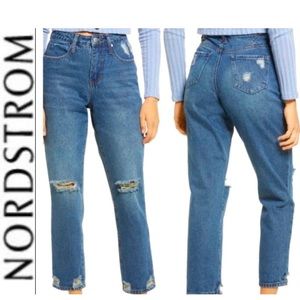 🆕PTCL NORDSTROM VINTAGE High Rise Mom Fit Jeans, SZ:26. NWT!! NOW:$31 MRSP:$45.